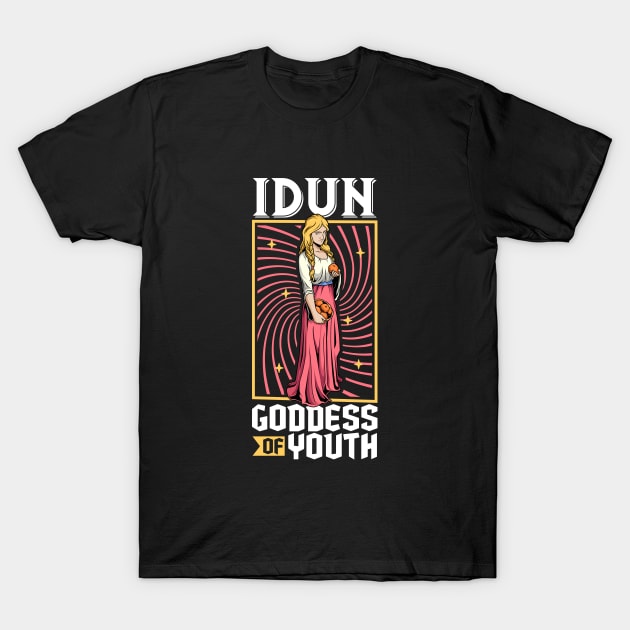 Viking goddess Idun T-Shirt by Modern Medieval Design